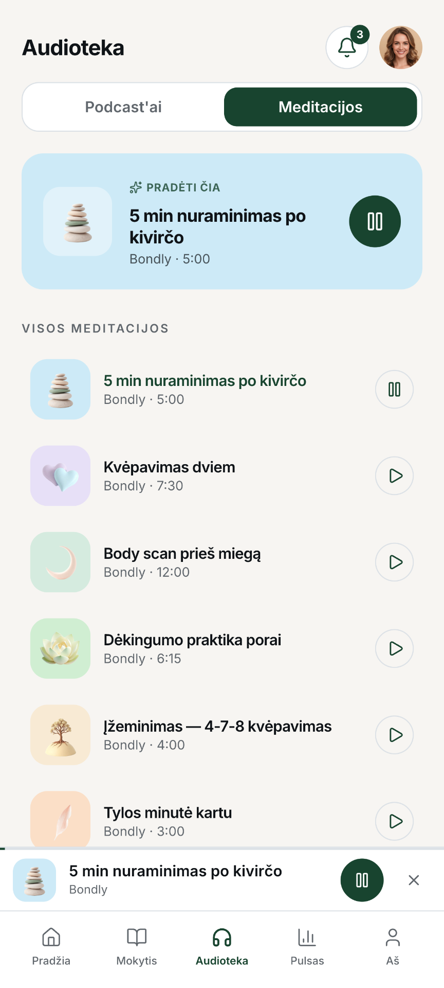 Meditacijų sąrašas